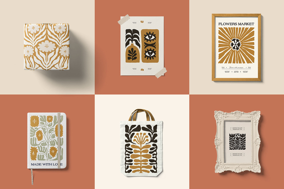Neutral Floral | Wall Art Collection, an Object Graphic by Leleka.Store (Photo 11 of 18)