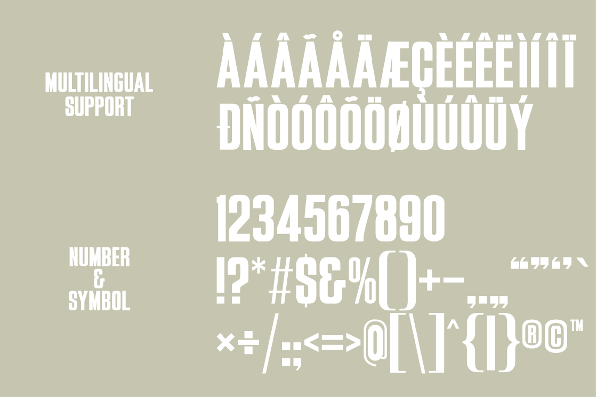 Hookride - Condensed Display Font, a Sans Serif Font by Sronstudio (Photo 12 of 12)