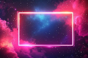 Vibrant cosmic background, a Photo by Beautiful things