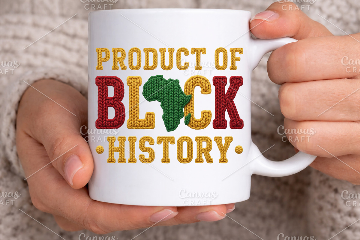 Crochet Product of Black History PNG, an Illustration by Canvas Craft (Photo 6 of 6)