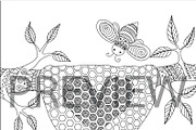 35 Valentine's coloring, an Animal Illustration by Somjai King (Thumbnail 21 of 36)