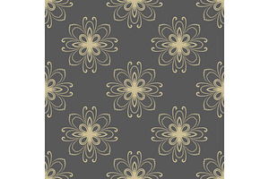 Floral Seamless Vector Pattern, a Decorative Illustration by FineArtStudio