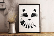 Raccoon face illustration., an Animal Illustration by DeShoff Art (Thumbnail 3 of 4)