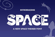 The Space Font, a Sans Serif Font by Salt & Pepper Designs (Thumbnail 1 of 5)