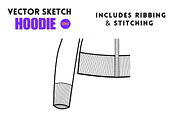 Fitted Hoodie, an Apparel Mockup by Doroty Dafne Designs (Thumbnail 4 of 7)