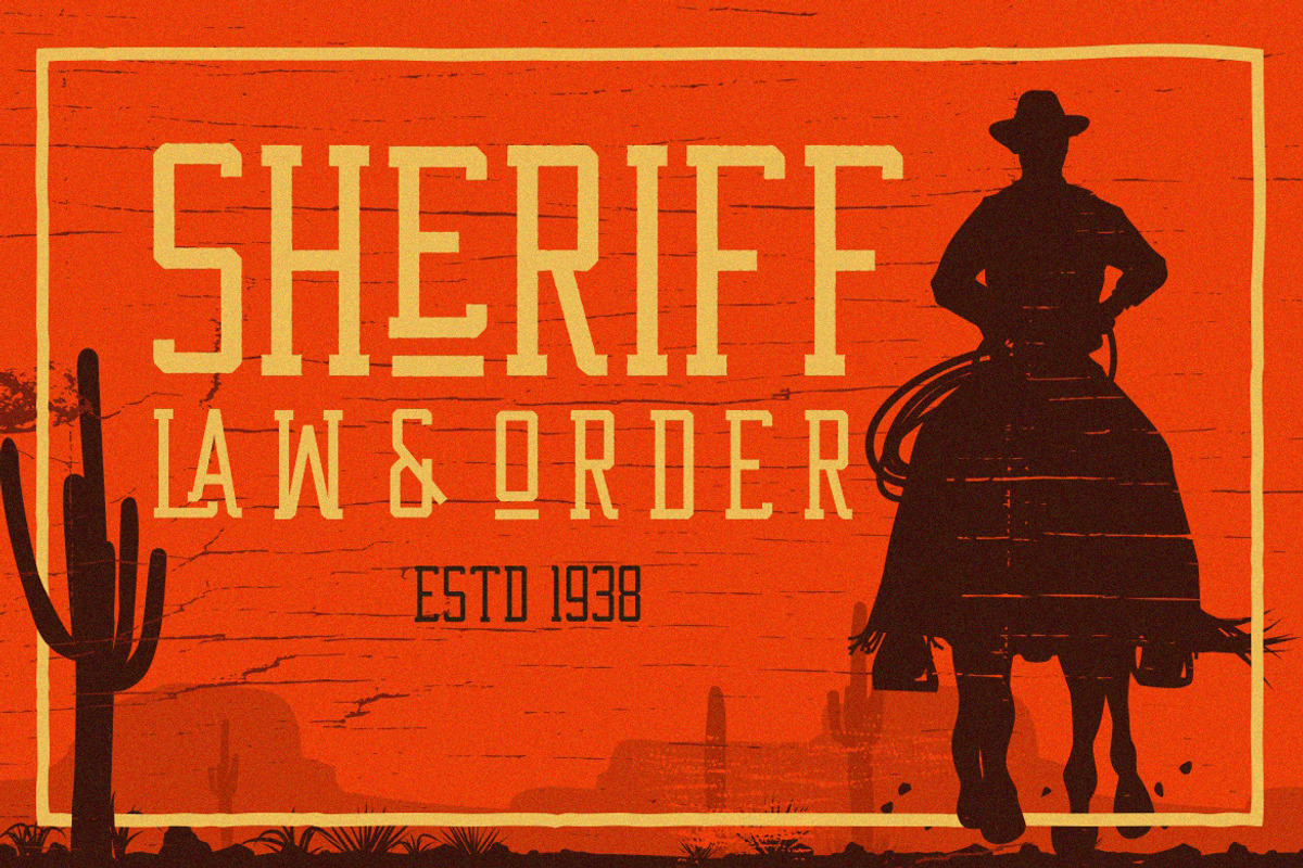 Western Wildler Slab Vintage, a Slab Serif Font by Creatype Studio (Photo 7 of 9)