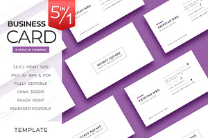 Bring Minimalist Business Card V.68