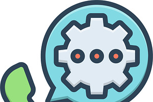 Service call color icon, a Duotone Icon by Creative priyanka
