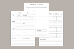 Generic Planning Pages Set V-01