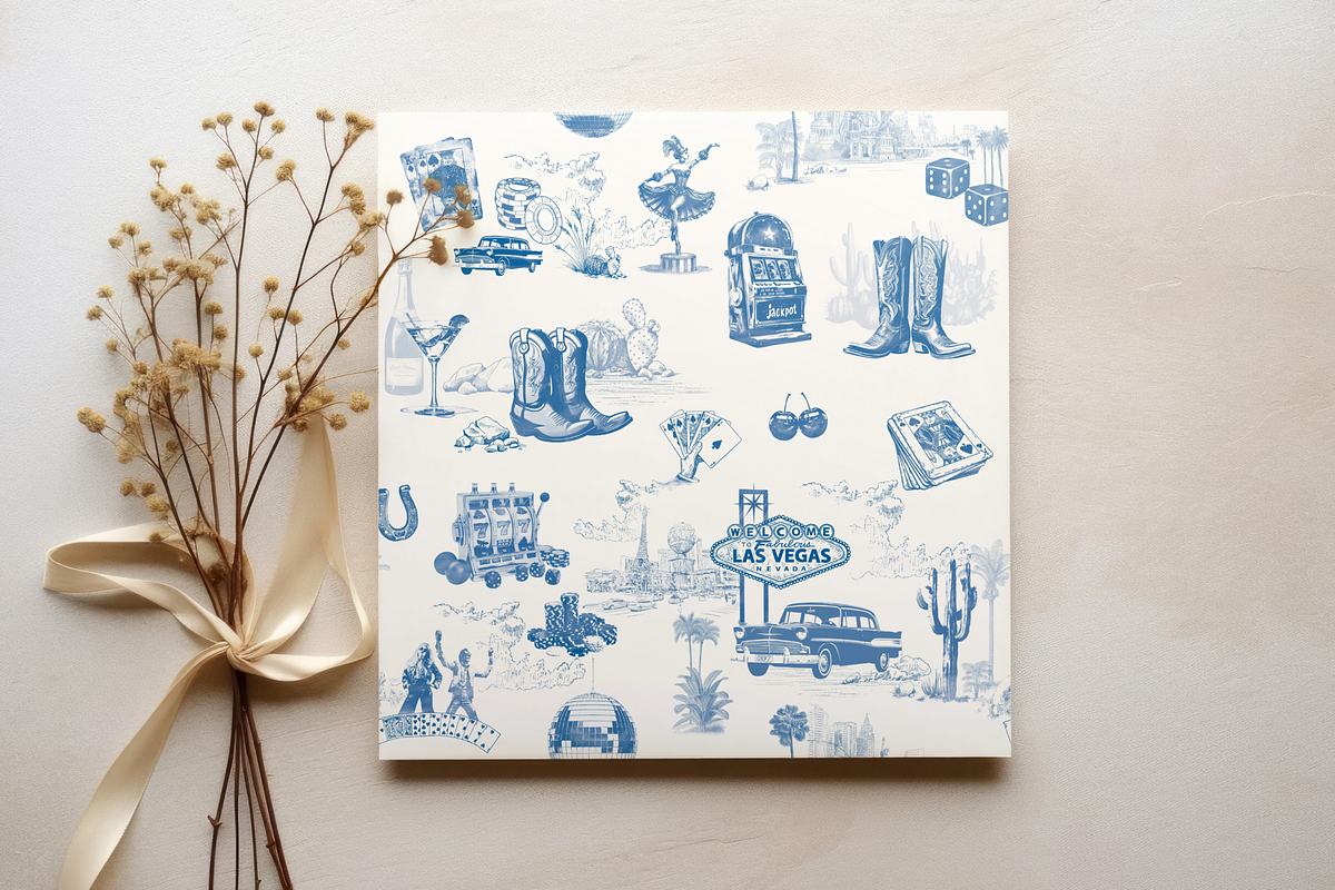 Las Vegas Toile de Jouy Pattern, a Background Graphic by Hughes Studio (Photo 11 of 11)