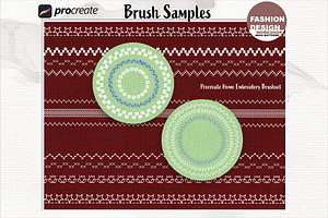 61 Home Embroidery Stitch Brushes