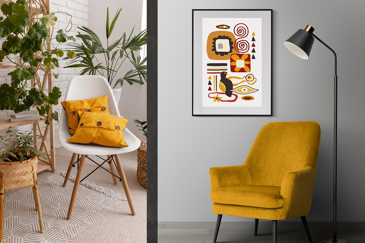 Klimt inspired patterns collection, a Pattern Graphic by My Space Garden (Photo 8 of 13)