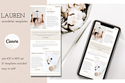 Lauren Newsletter Templates, a Marketing Template by The Edits Shop (Thumbnail 4 of 8)