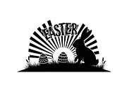 Cute Easter Bunny Silhouette bundle, an Illustration by Artivon (Thumbnail 34 of 51)