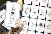 Doodle Cats Full Tarot Deck, an Illustration by Anastasiya Klempach (Thumbnail 1 of 13)