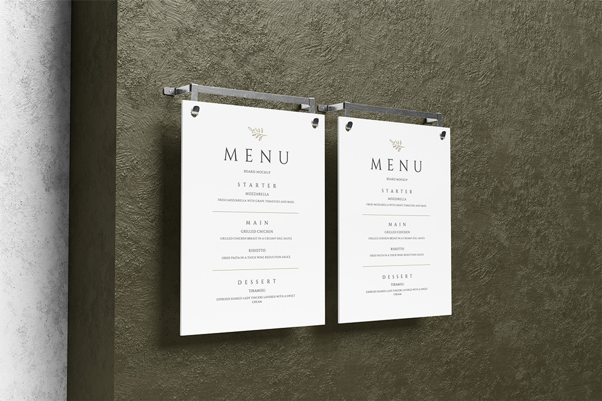 High Quality Menu Board Mockup, an Advertising Mockup by swsi-studio (Photo 3 of 5)