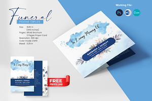 Funeral Program And Prayer Card, a Brochure Template by crazyOWL