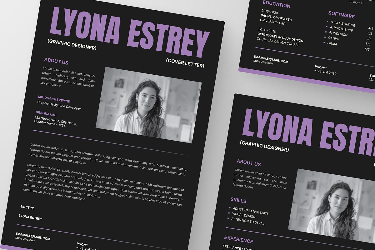 Modern Minimalist CV Resume, a Resume Template by Annora Studio (Photo 5 of 6)