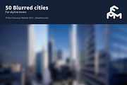 50 Blurred cities, a Texture Graphic by MARTINI Type Designer (Thumbnail 1 of 4)