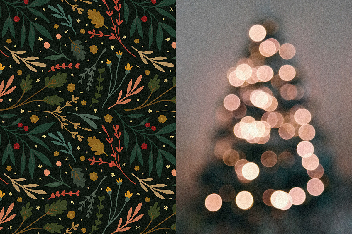 Christmas Seamless Patterns, a Pattern Graphic by Emilie Cliche