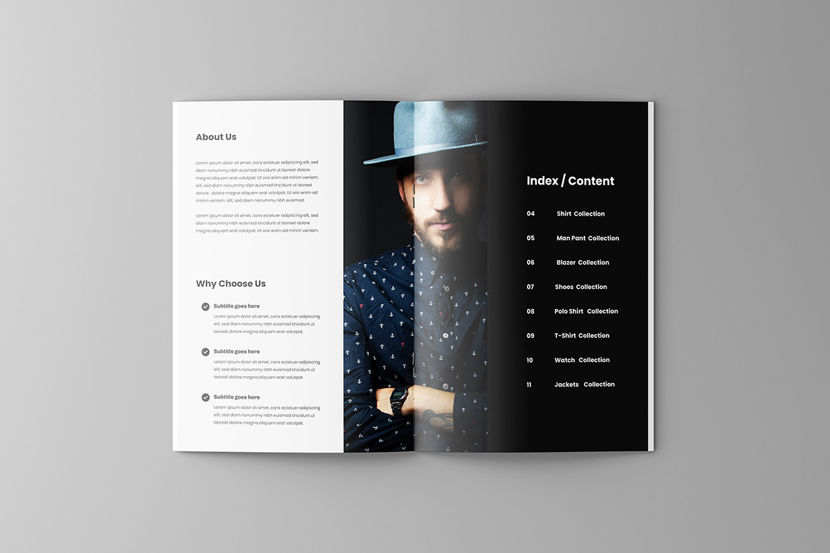Apparel Clothes Catalog Design, a Brochure Template by afsar.hossain (Photo 2 of 7)