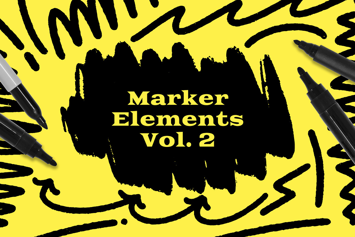 Marker Elements Vol 2, a Texture Graphic by Morand Union (Photo 1 of 5)
