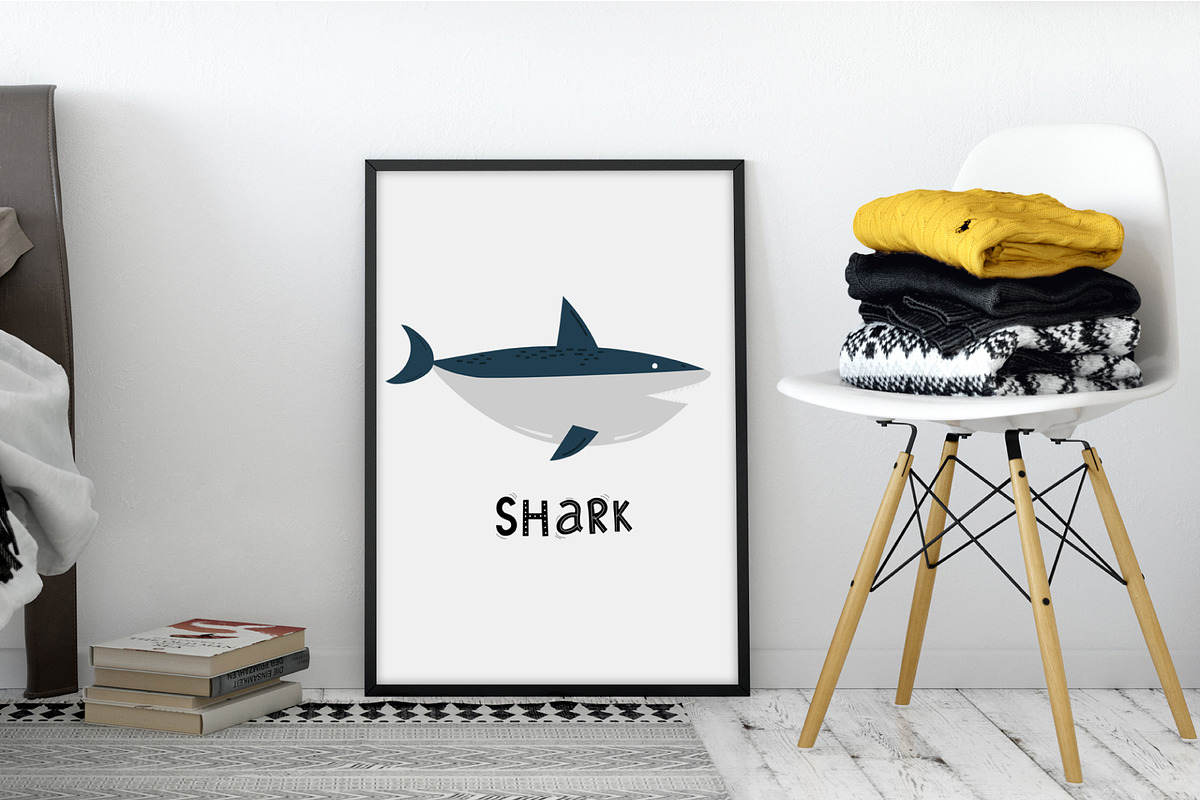 Cute animals. Underwater World, a Background Graphic by Noli Molly Store (Photo 10 of 12)