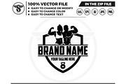 man and woman Fitness Gym logo, a Branding & Logo Template by slLametDesigns (Thumbnail 3 of 3)
