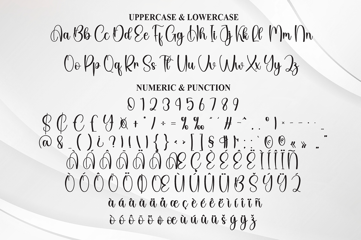 Alphabet | Script Font, a Handwritten Font by Scratchones (Photo 7 of 8)