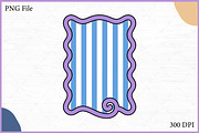 Retro Wavy Pattern Frames Vector Set, a Decorative Illustration by Gfx Expert Team (Thumbnail 5 of 10)