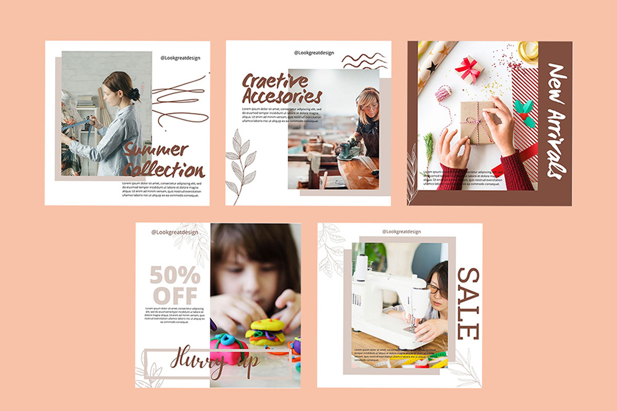 Instagram Post Template For Canva, a Social Media Template by DreamColor (Photo 4 of 5)