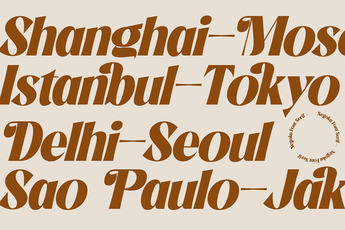 Negoka Modern Display Font, a Sans Serif Font by Storytype Studio (Photo 6 of 18)