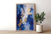 Blue Gold Abstract Illustration, a Decorative Illustration by Housui Patterns (Thumbnail 6 of 12)
