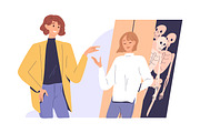 Distrust in relationships concept, a Person Illustration by Good Studio (Thumbnail 4 of 5)