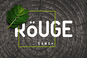 Sale 40% OFF - Rouge Sans, a Sans Serif Font by FactoryType (Thumbnail 1 of 8)