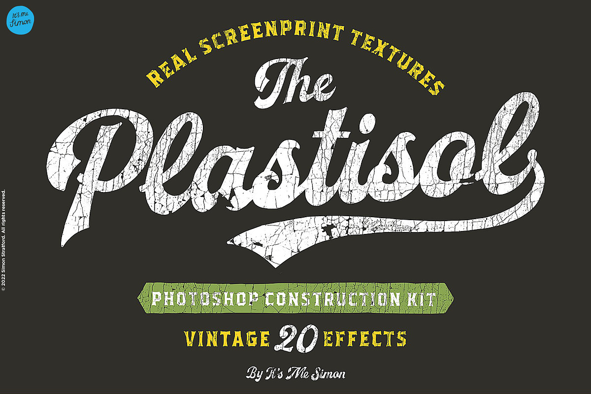 Plastisol vintage texture, a Texture Graphic by Itsmesimon (Photo 1 of 11)