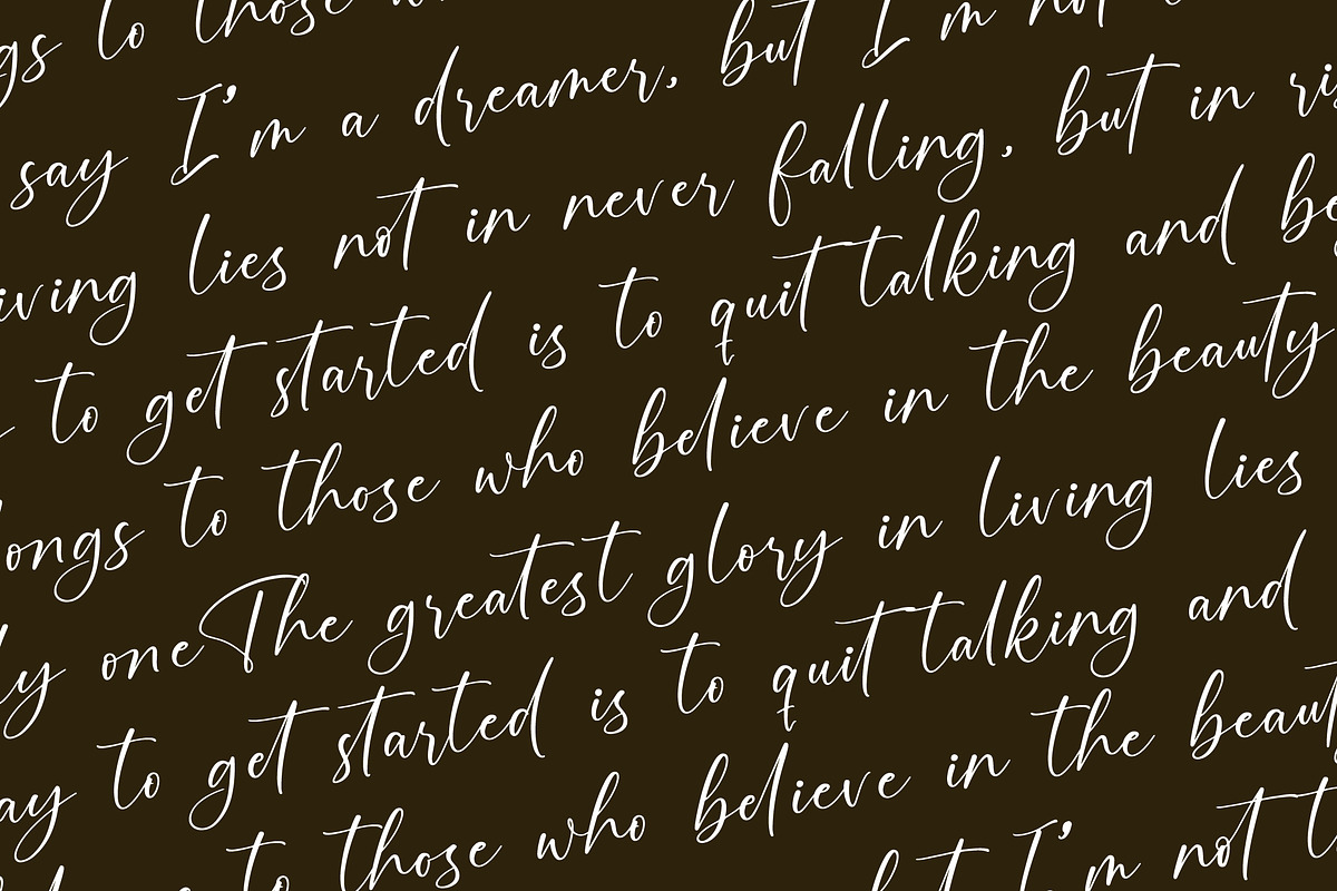 Bounty Amethysa Beautiful Script, a Script Font by Letterena Studios Script (Photo 2 of 15)
