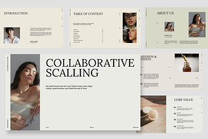 Zaya : Marketing Firm Google Slides, a Presentation Template by Punkl Camp