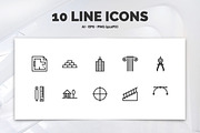 Premium »Architecture« Icons, an Icon by IconUncle (Thumbnail 2 of 4)