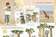 Watercolor Wild Animal Tree, an Animal Illustration by AnnaTkachi (Thumbnail 4 of 7)