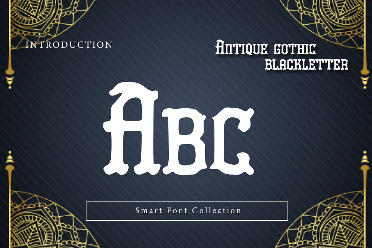 Antique gothic blackletter, a Blackletter Font by Wow Magic (Photo 2 of 3)