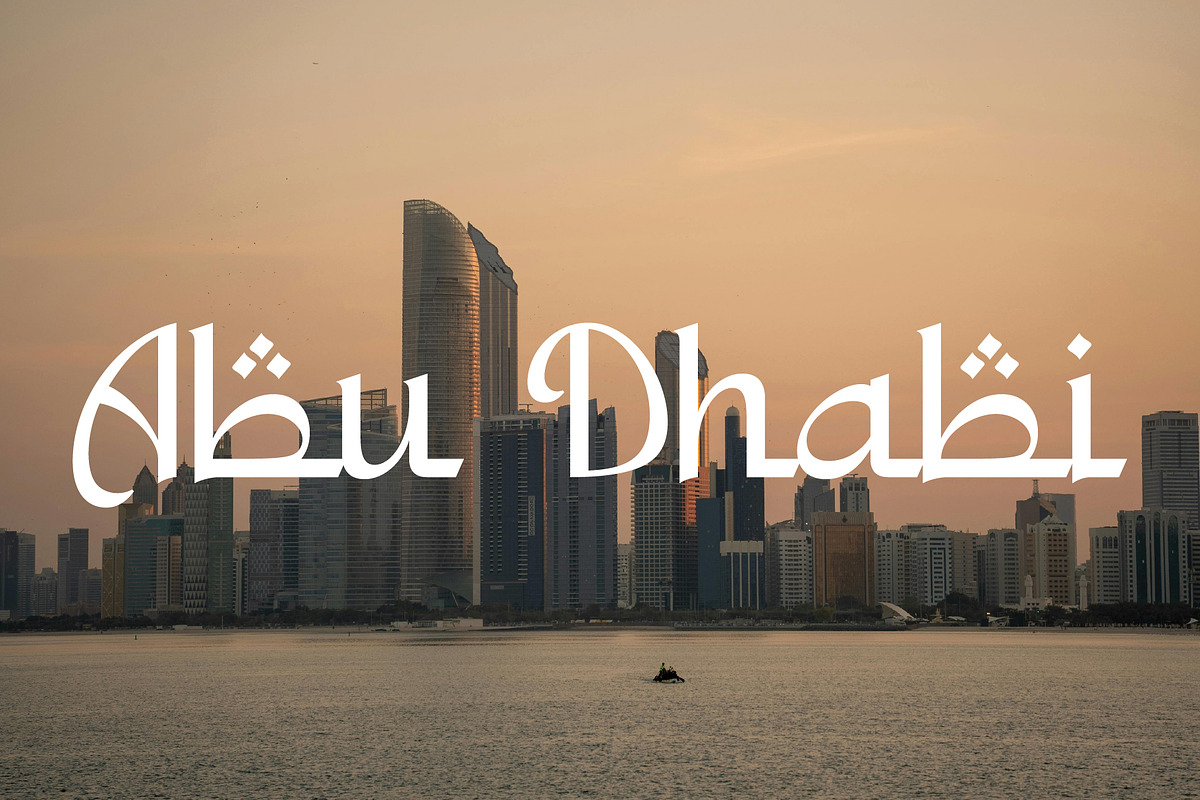 Rabiyah - Arabic Style Font, a Script Font by Pikgura (Photo 5 of 6)