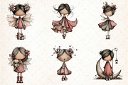 Whimsical Fairy Clipart Bundle, an Illustration by DreamCafeArt (Thumbnail 4 of 8)