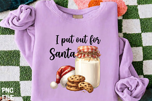 I Put Out For Santa PNG Cookies Art, a Seasonal Illustration by CrexoraLab