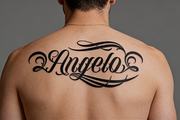 Bellvira Tattoo | Script Tattoo, a Blackletter Font by Denustudios (Thumbnail 8 of 12)