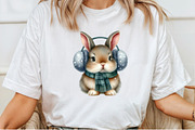 Cute Winter Animals Clipart, an Illustration by Pixels.Craft (Thumbnail 6 of 7)