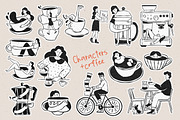 Naive coffee and pastry doodles, an Object Graphic by DesignThatMatters (Thumbnail 4 of 14)