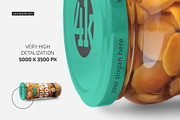 Glass Jar with Mushrooms Mockup Set, a Packaging Mockup by Country4k (Thumbnail 3 of 4)
