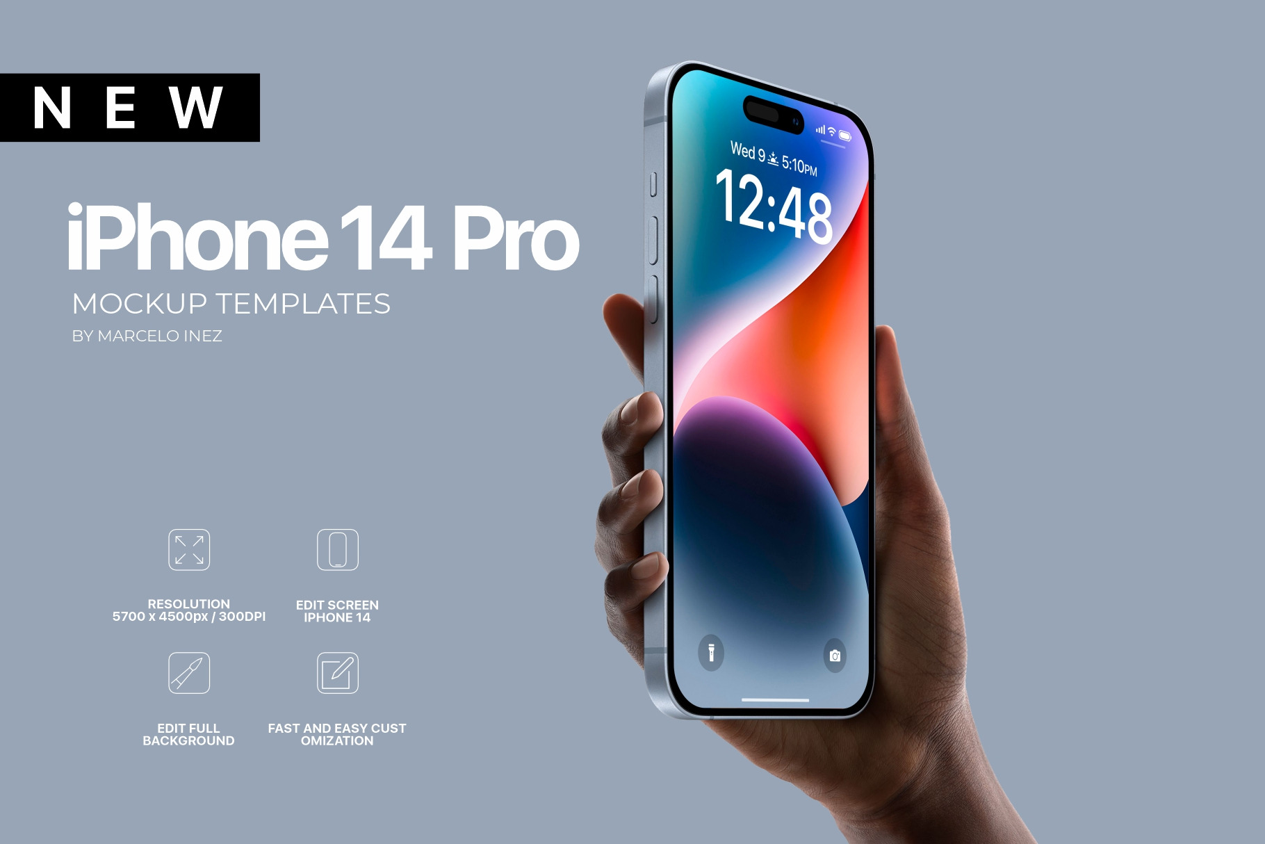 New iPhone 14 Pro Mockup
