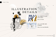 Antique Collage. 15 Creative Posters, an Illustration by Cosmic Store (Thumbnail 7 of 7)
